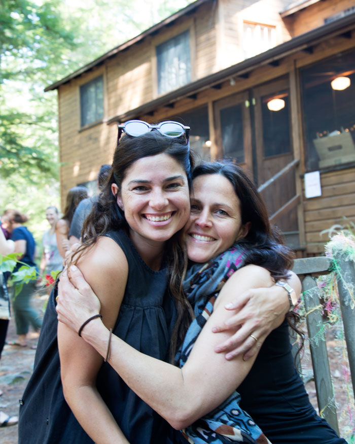 |  Harriet and Maryanne -- weaving goddesses  | 