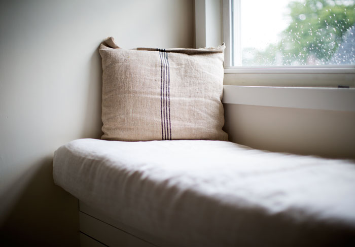 |  a quiet window seat on this rainy afternoon  |