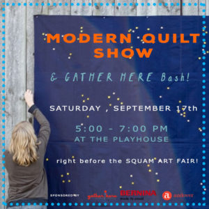 our first ever MODERN QUILT SHOW